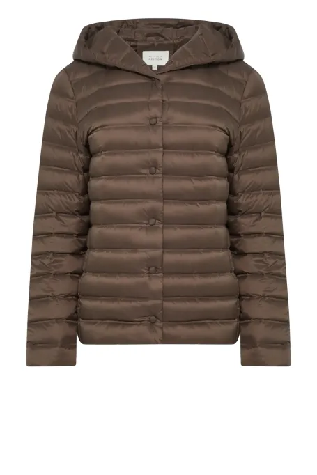 Daunenjacke mit Kapuze