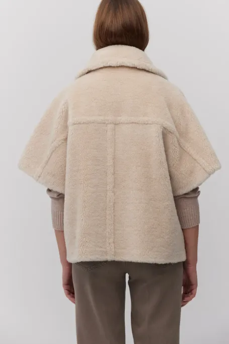 Jacke aus Teddybärwolle