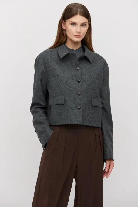 Blazer mit Kaschmir