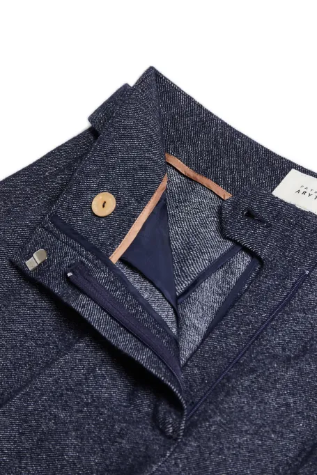 Anzughose mit Leinen und Kaschmir