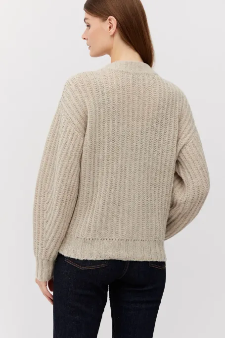 Cardigan mit Baby-Alpakawolle