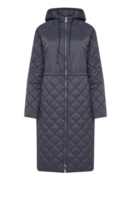 Graue Jacke mit Kamelwolle