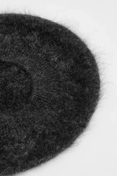 Graues Kaschmir-Barett