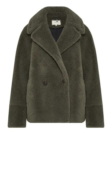 Jacke aus Teddybärwolle