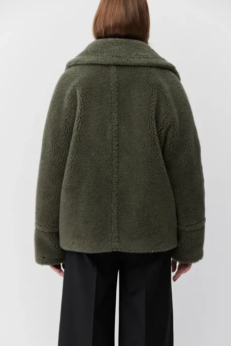 Jacke aus Teddybärwolle