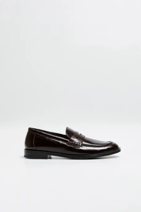 Loafer aus echtem Leder