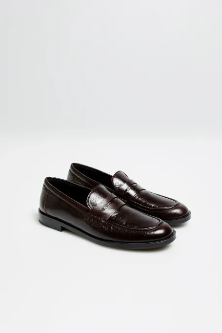 Loafer aus echtem Leder