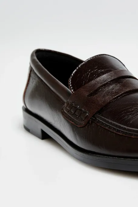 Loafer aus echtem Leder