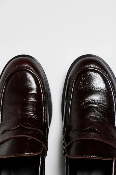 Loafer aus echtem Leder