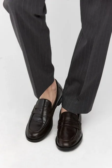 Loafer aus echtem Leder