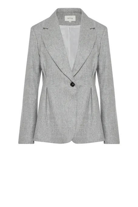 Graues Anzugsakko mit Kaschmir Graues Anzugsakko mit Kaschmir