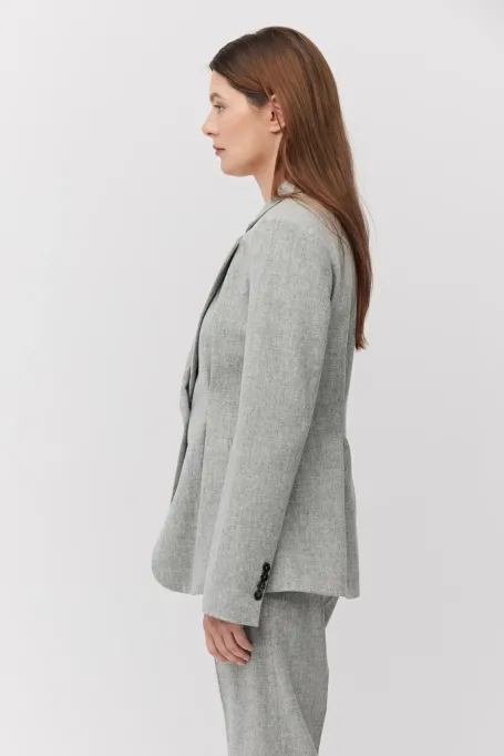 Graues Anzugsakko mit Kaschmir Graues Anzugsakko mit Kaschmir