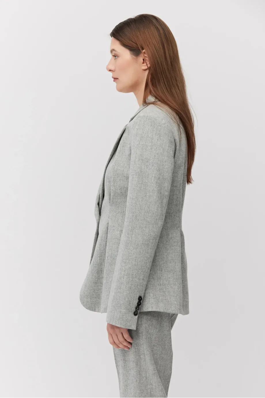 Graues Anzugsakko mit Kaschmir Graues Anzugsakko mit Kaschmir
