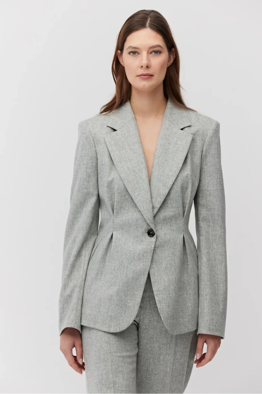 Graues Anzugsakko mit Kaschmir Graues Anzugsakko mit Kaschmir
