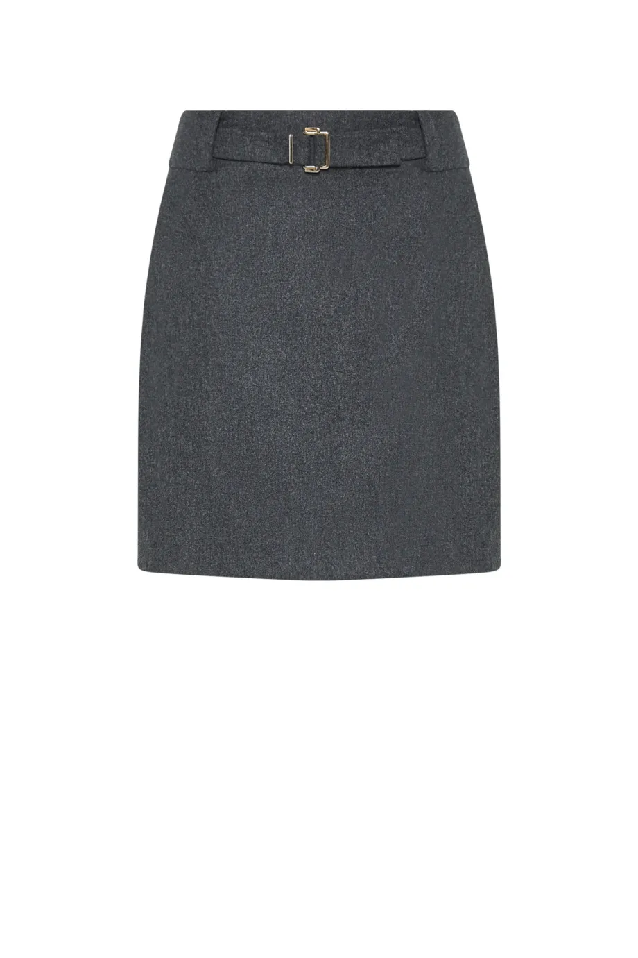 Grauer Minirock mit Kaschmir Grauer Minirock mit Kaschmir