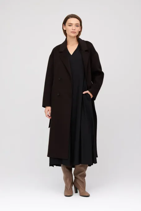 Schwarzes Midikleid aus Seide - Patrizia Aryton