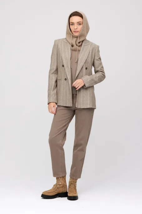 Streifenjacke mit Kaschmiranteil - Patrizia Aryton