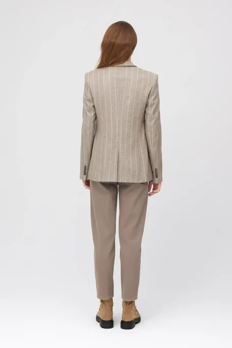 Streifenjacke mit Kaschmiranteil - Patrizia Aryton