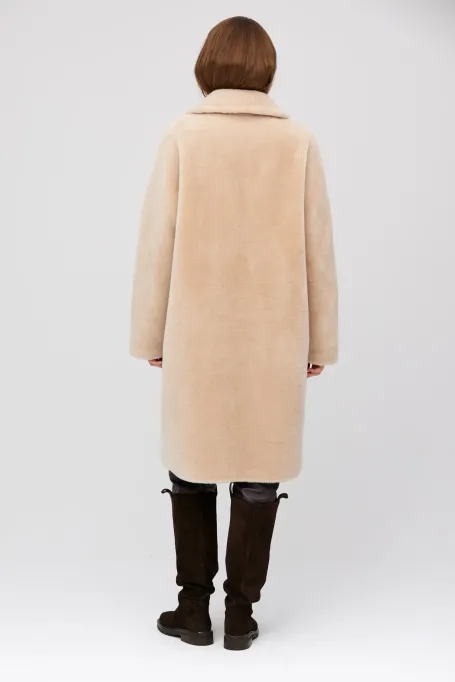 Midi-Mantel aus Teddybärwolle - Patrizia Aryton