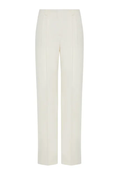 Anzughose aus Wolle mit Kaschmiranteil - Patrizia Aryton