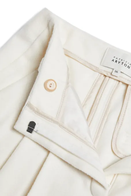 Anzughose aus Wolle mit Kaschmiranteil - Patrizia Aryton