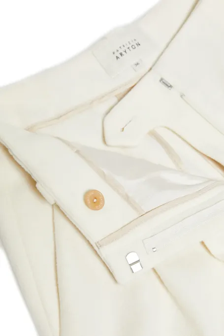 Anzughose aus Wolle mit Kaschmiranteil - Patrizia Aryton