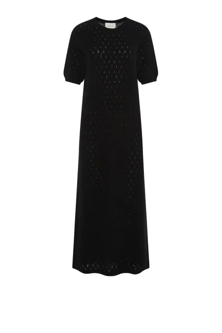 Kleid aus Merinowolle und einem Anteil von Alpakawolle.