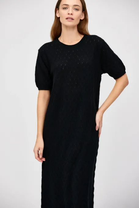 Kleid aus Merinowolle und einem Anteil von Alpakawolle.