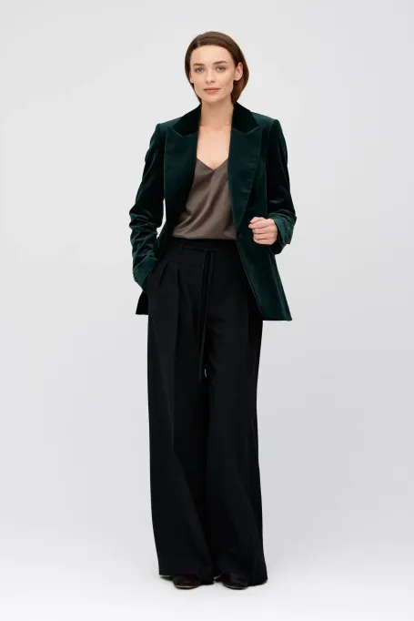 Samtblazer einreihig - Patrizia Aryton