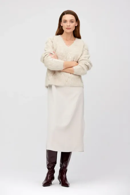 Pullover aus Alpakawolle