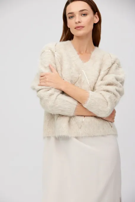 Pullover aus Alpakawolle