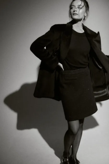 Minirock mit Wolle - Patrizia Aryton