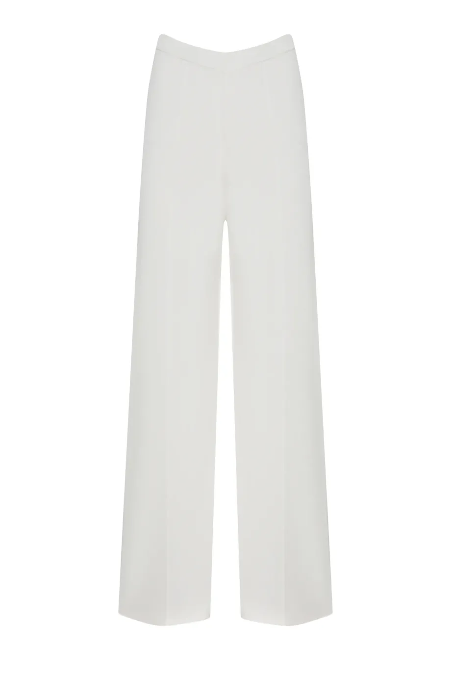 Weiße weite Strickhose Weiße weite Strickhose