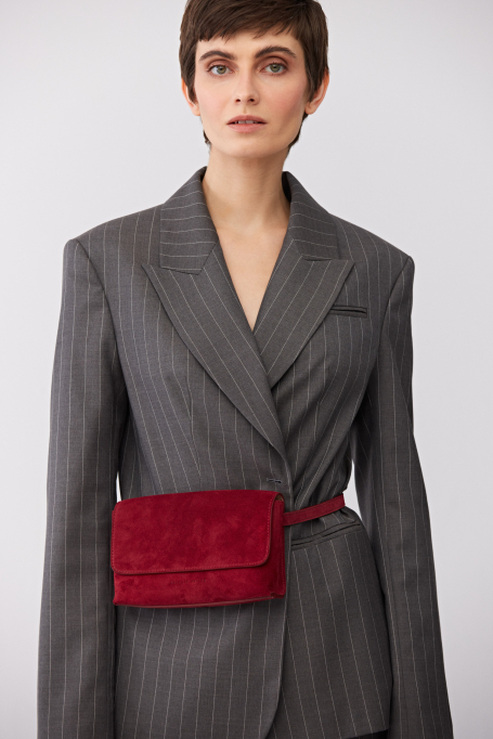 Graues Sakko aus Schurwolle mit Streifen zum Anzug Graues Sakko aus Schurwolle mit Streifen zum Anzug