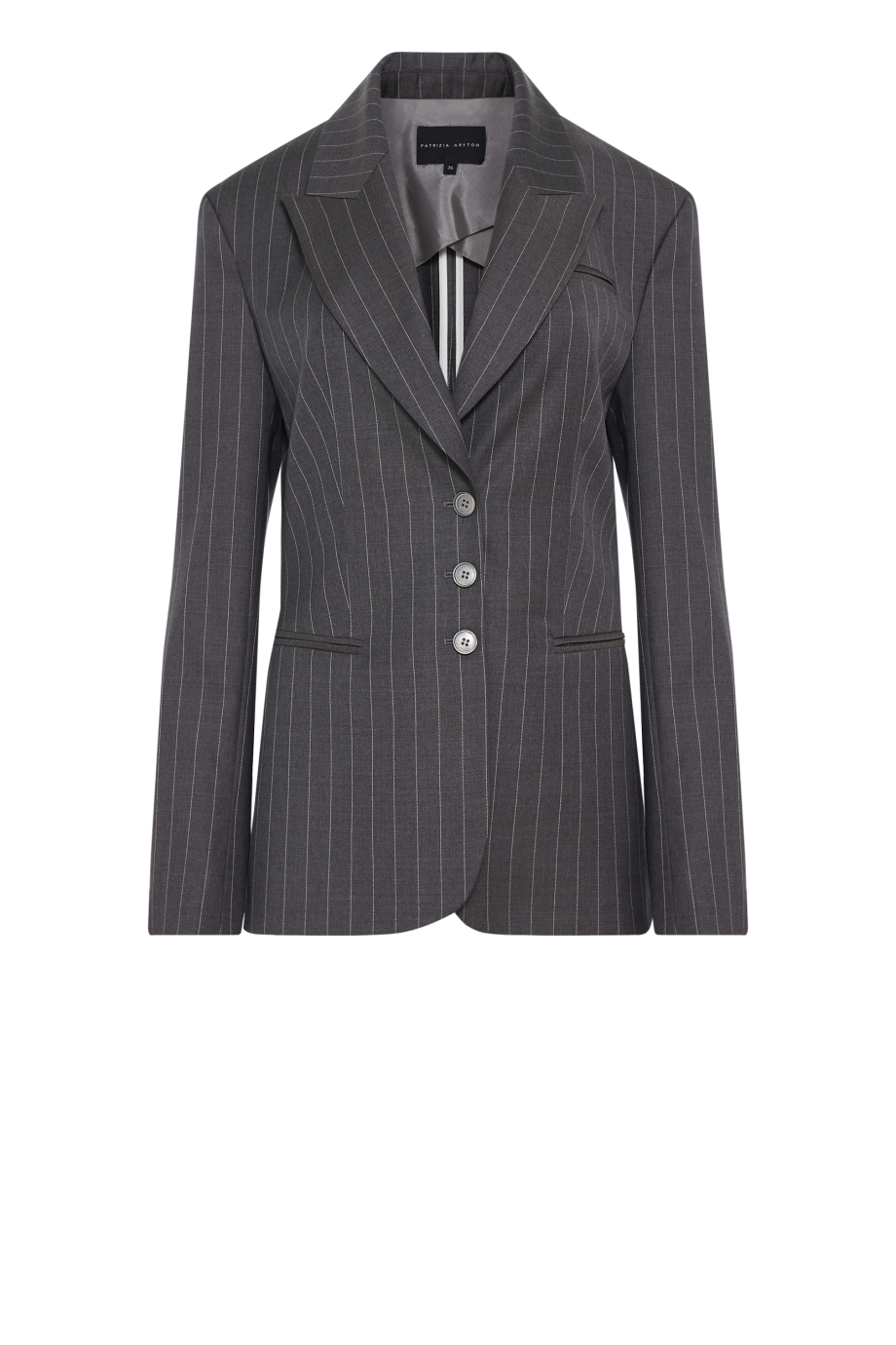 Graues Sakko aus Schurwolle mit Streifen zum Anzug Graues Sakko aus Schurwolle mit Streifen zum Anzug