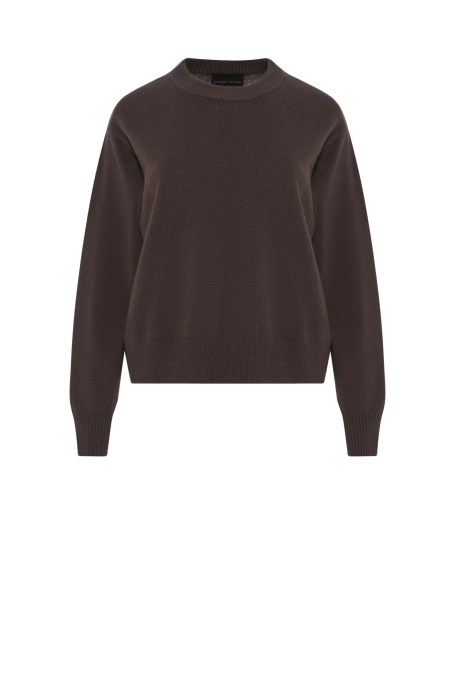 Brauner Merinowollpullover Brauner Merinowollpullover