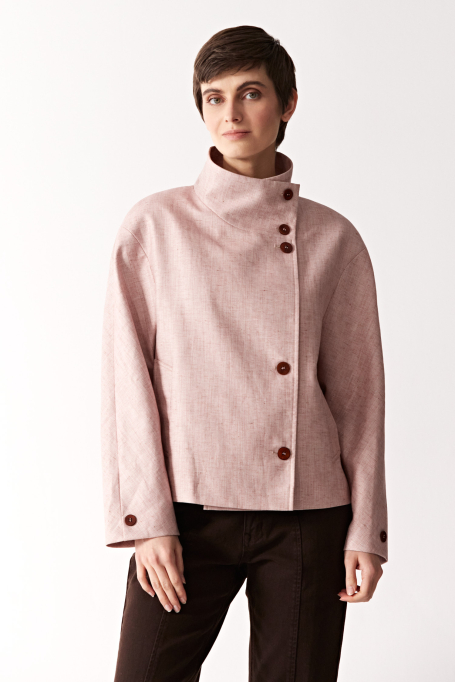 Jacke mit Stehkragen