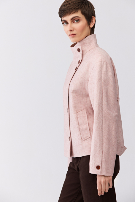 Jacke mit Stehkragen