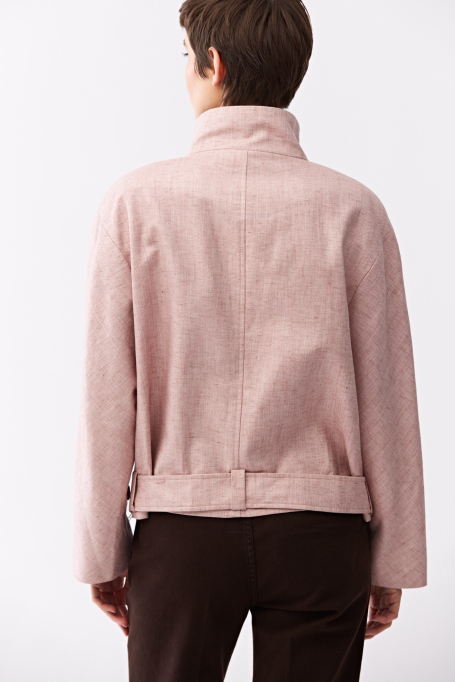 Jacke mit Stehkragen