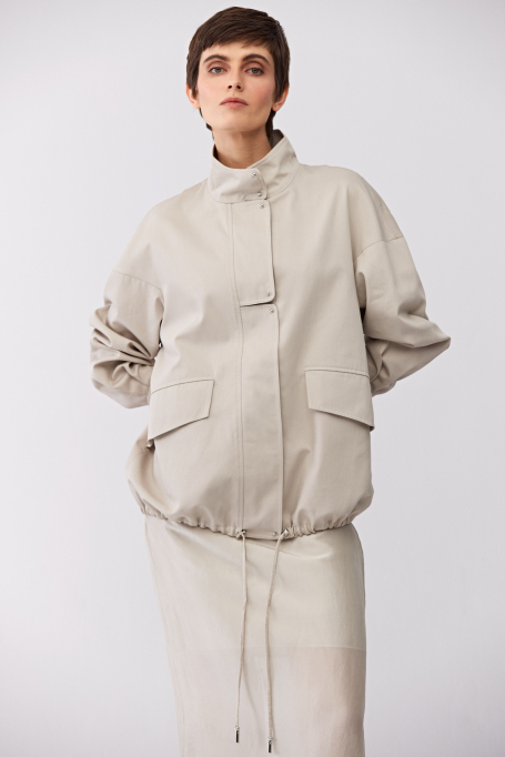 Jacke mit Stehkragen Jacke mit Stehkragen