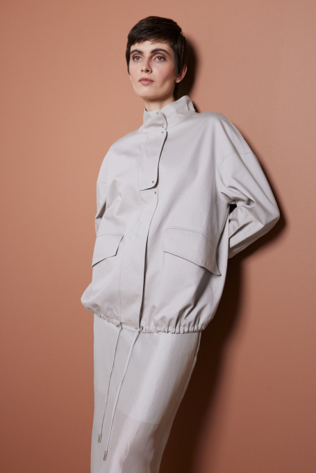 Jacke mit Stehkragen