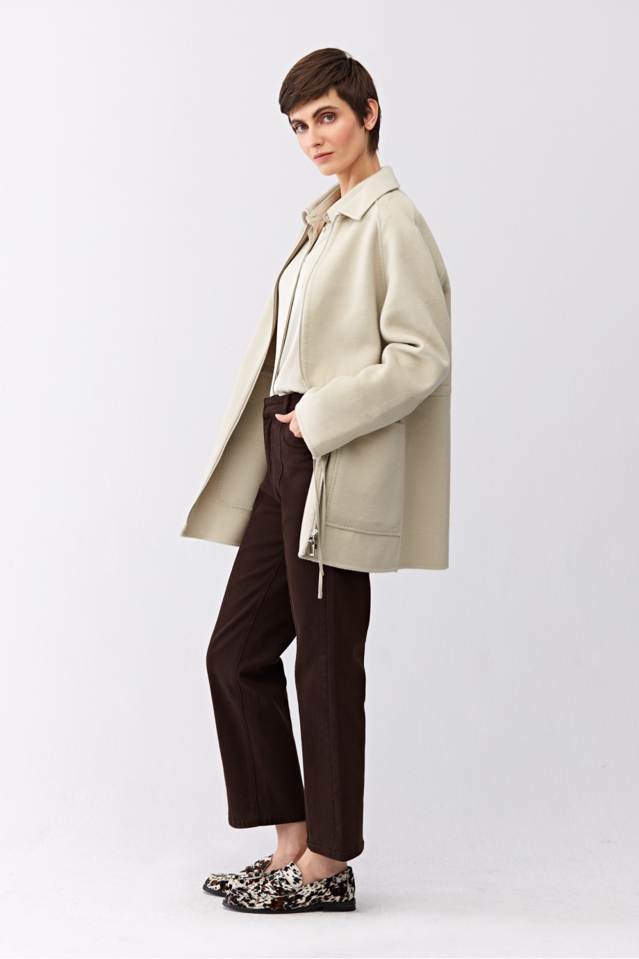 Doubleface-Jacke mit Seide Doubleface-Jacke mit Seide