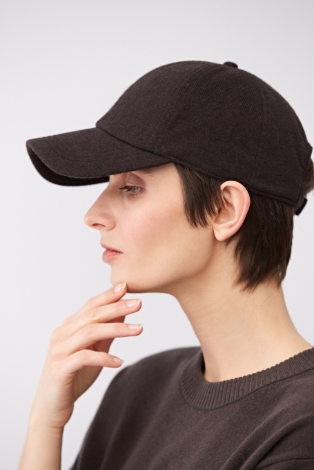 Basecap mit Kaschmiranteil