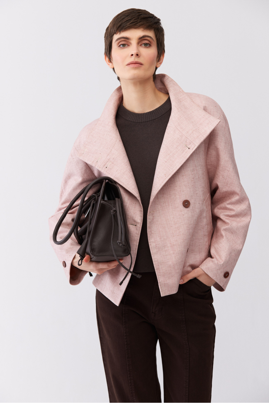 Brauner Merinowollpullover Brauner Merinowollpullover