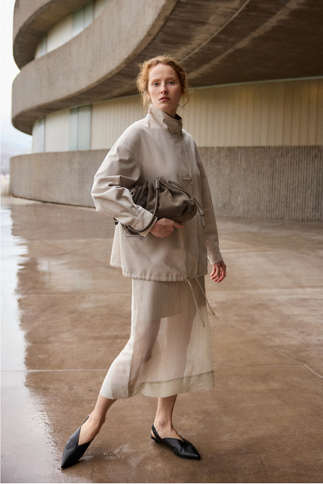 Transparenter Rock mit Seidenanteil - Patrizia Aryton