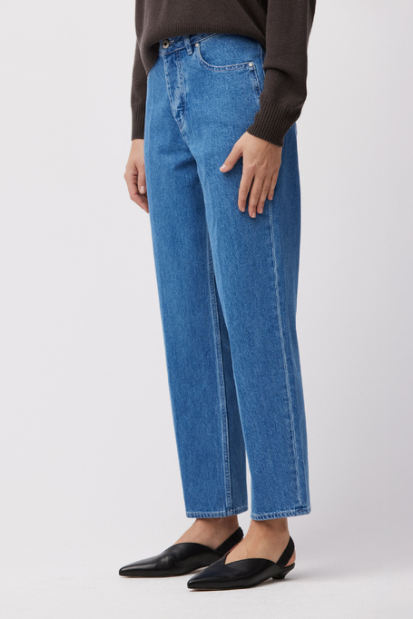 Jeans mit hohem Bund