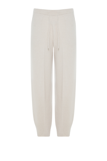 Graue Strickhose aus Merinowolle - Patrizia Aryton