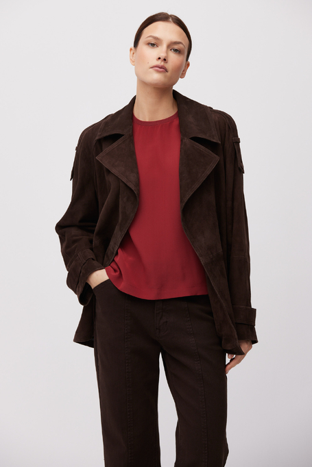 Bluse Brigette mit Seide Bluse Brigette mit Seide