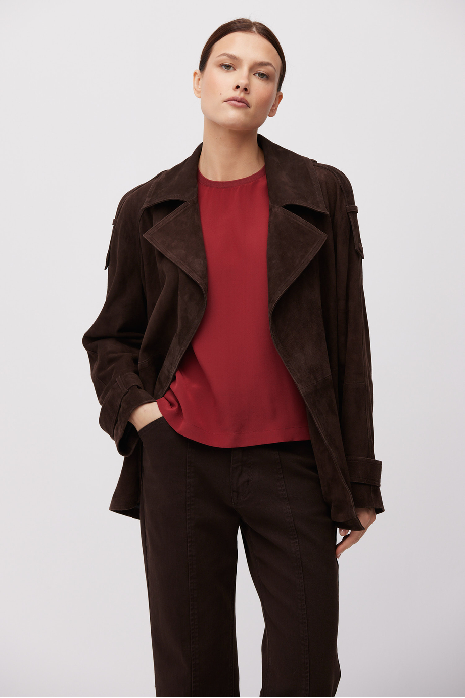 Bluse Brigette mit Seide Bluse Brigette mit Seide