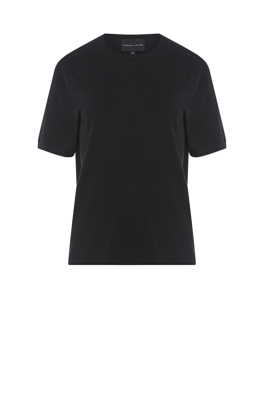 Schwarze Bluse mit Lyocell und Kaschmir Schwarze Bluse mit Lyocell und Kaschmir